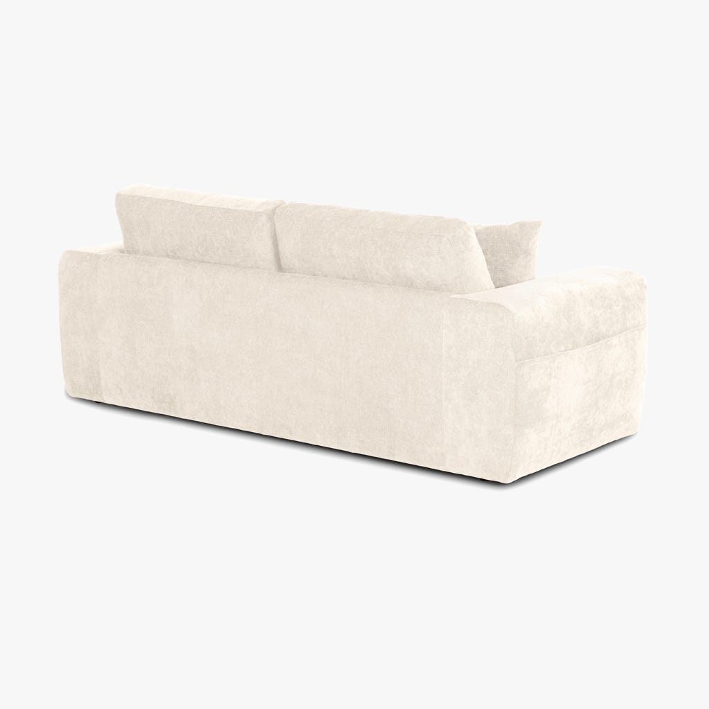 Sofá com gavetão bege MOORE - Gato Preto