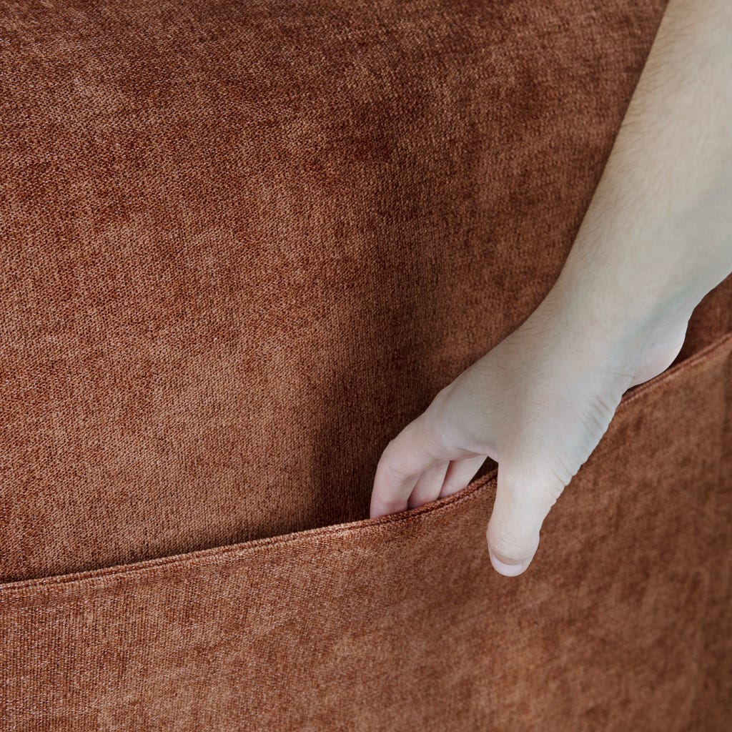 Sofá com gavetão tijolo MOORE - Gato Preto