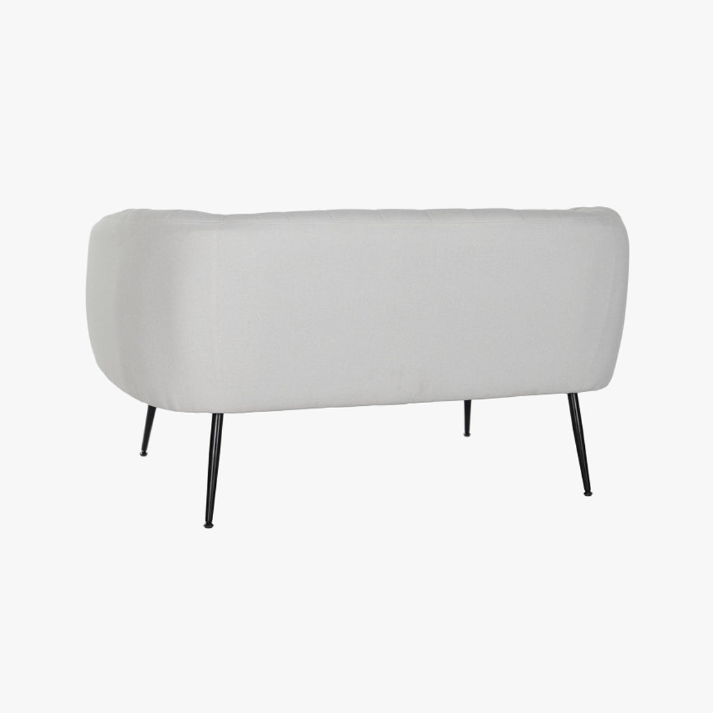 Sofá Cosmopolite 2 Lugares | Bege | 129x75x73 cm - Gato Preto