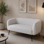 Sofá Cosmopolite 2 Lugares | Bege | 129x75x73 cm - Gato Preto