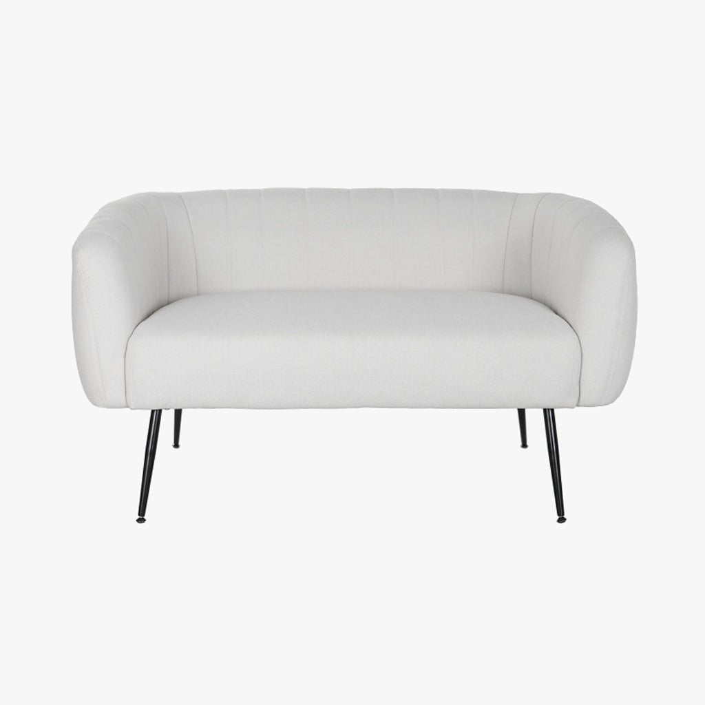 Sofá Cosmopolite 2 Lugares | Bege | 129x75x73 cm - Gato Preto