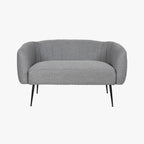 Sofá Cosmopolite 2 Lugares | Cinza | 129x75x73 cm - Gato Preto
