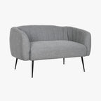 Sofá Cosmopolite 2 Lugares | Cinza | 129x75x73 cm - Gato Preto