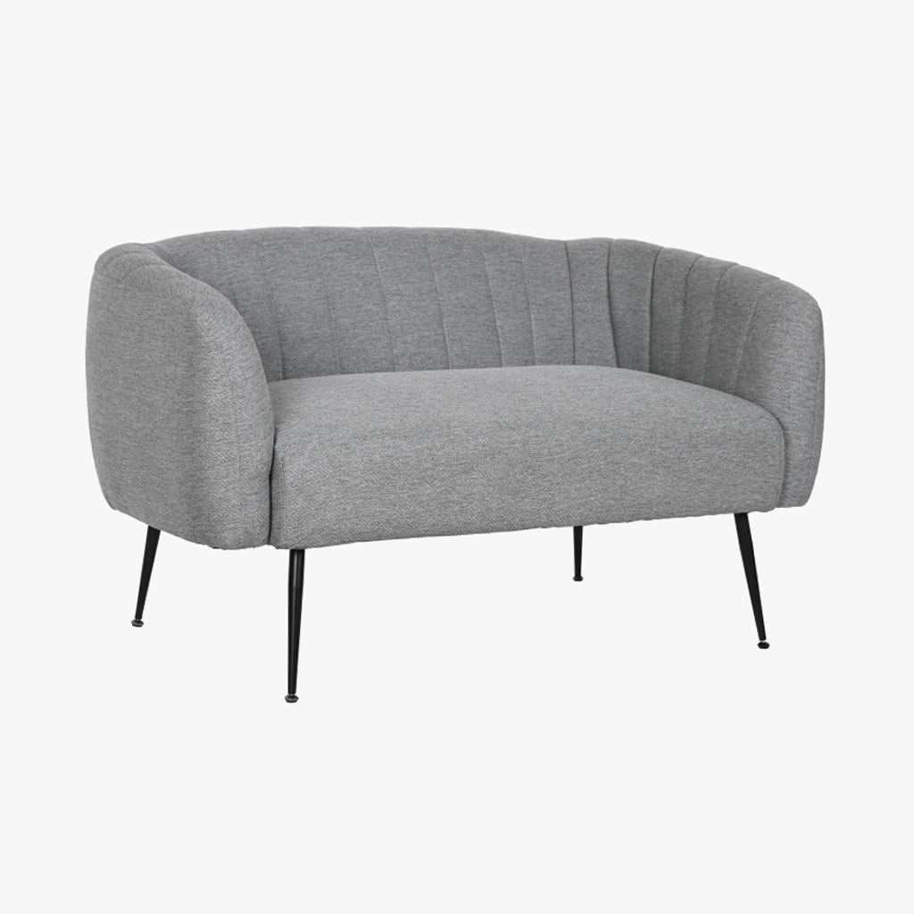 Sofá Cosmopolite 2 Lugares | Cinza | 129x75x73 cm - Gato Preto