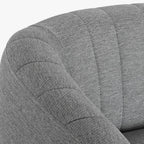 Sofá Cosmopolite 2 Lugares | Cinza | 129x75x73 cm - Gato Preto