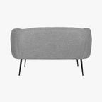 Sofá Cosmopolite 2 Lugares | Cinza | 129x75x73 cm - Gato Preto