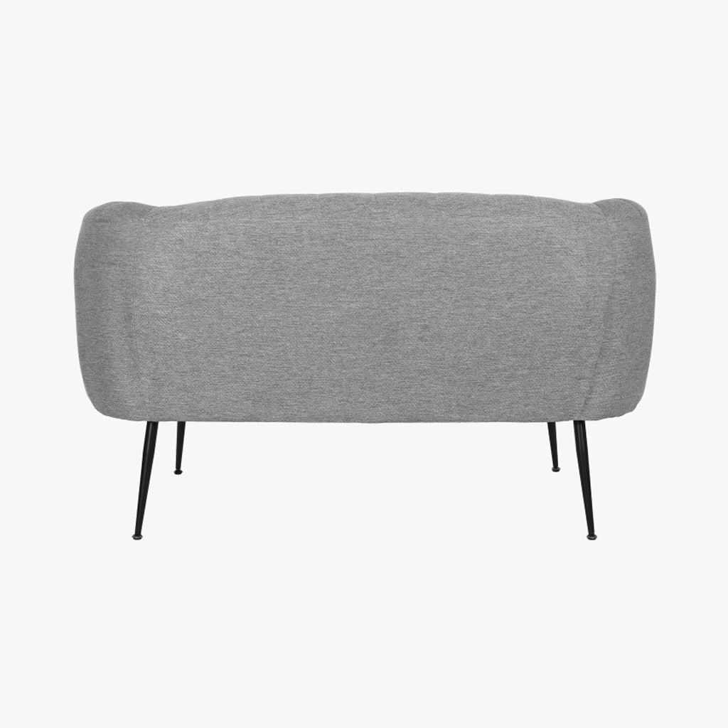 Sofá Cosmopolite 2 Lugares | Cinza | 129x75x73 cm - Gato Preto