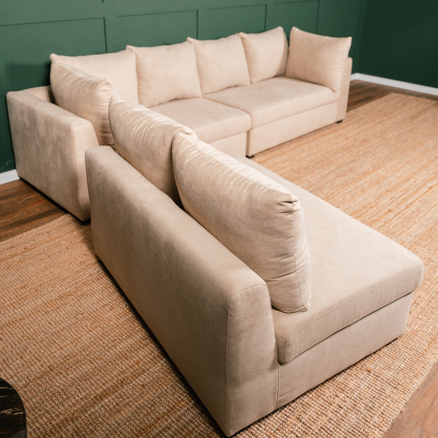 Sofá Modular camel GAEL - Gato Preto