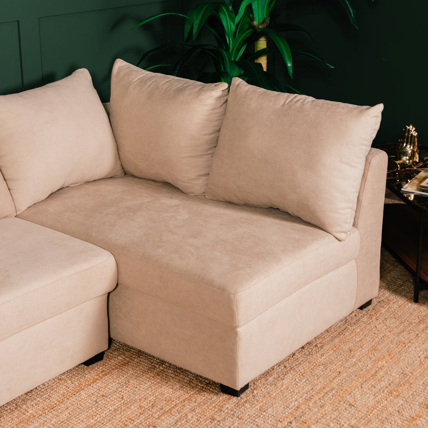 Sofá Modular camel GAEL - Gato Preto