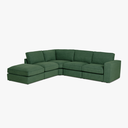Sofá modular verde TAYLOR - Gato Preto