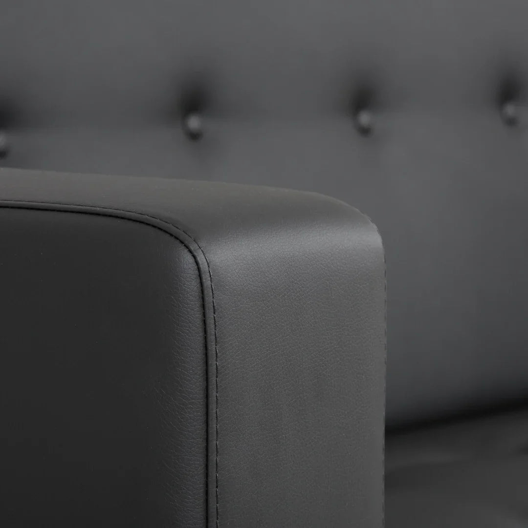 Sofá preto PEDRO - Gato Preto