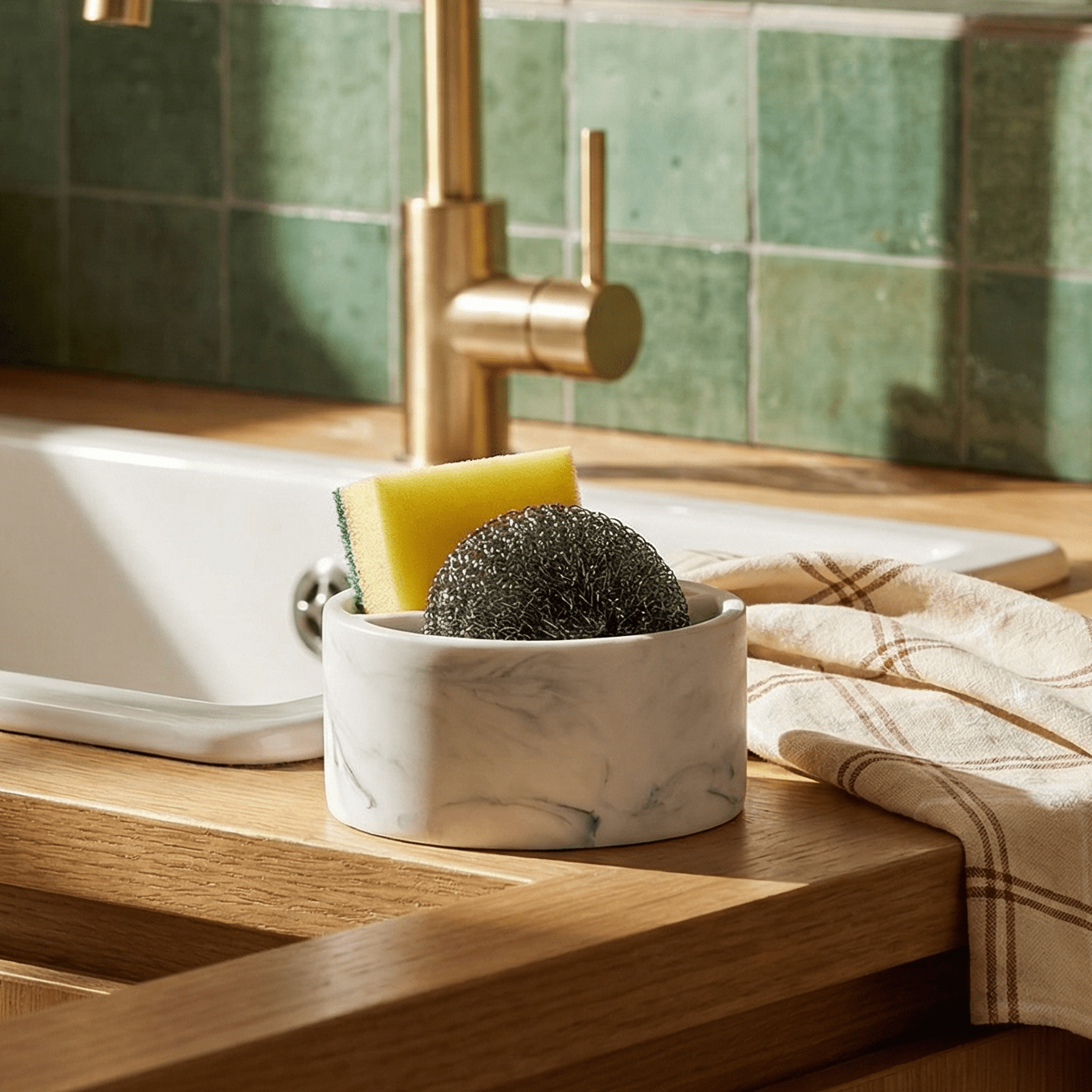 Suporte de Esfregão NEPAL - Gato Preto