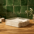 Suporte de Guardanapos Branco ALL WHITE - Gato Preto