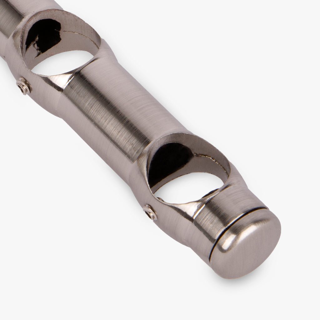 Suporte para Varão Prateado D25/28 TRIBECA - Gato Preto