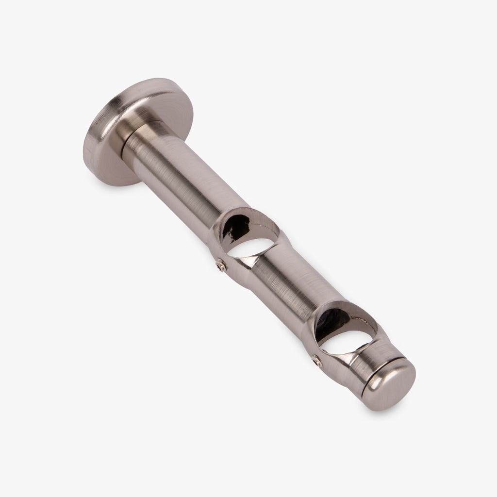 Suporte para Varão Prateado D25/28 TRIBECA - Gato Preto