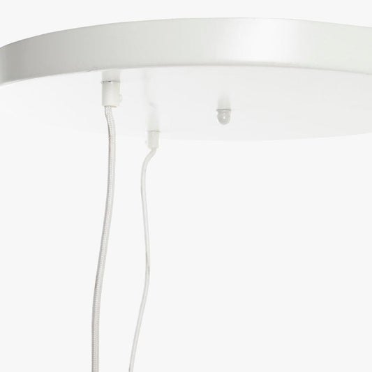 Suspensão de Tecto Metal e Rattan ICONIC - Gato Preto