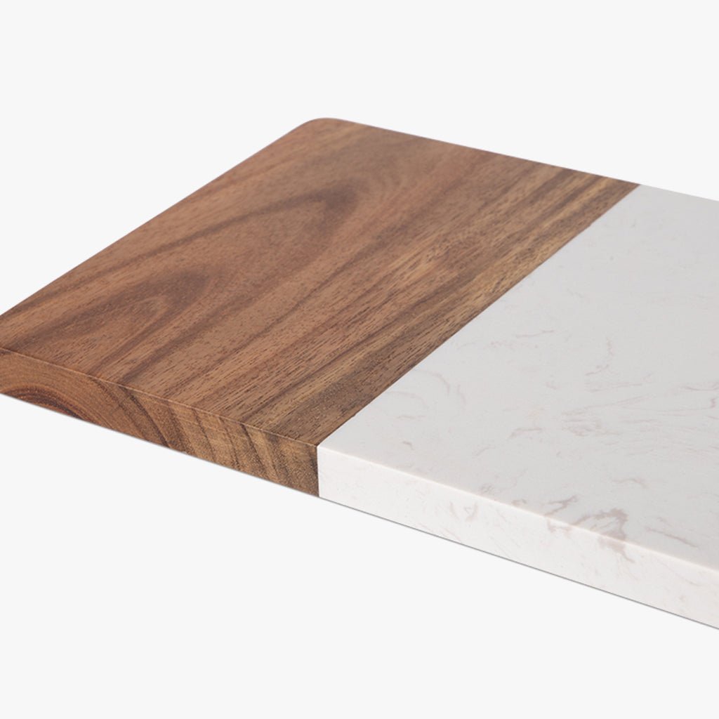 Tábua Retangular de Madeira e Pedra NEPAL - Gato Preto