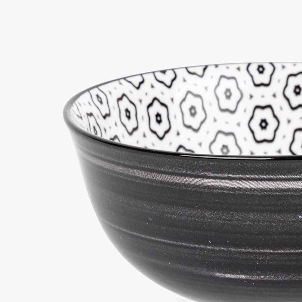 Taça Geo Preto 11,5cm ASIA - Gato Preto