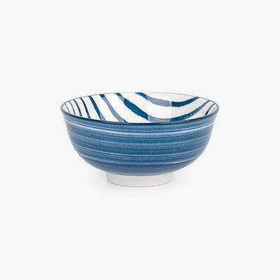 Taça Listas Azul 11,5cm ASIA - Gato Preto