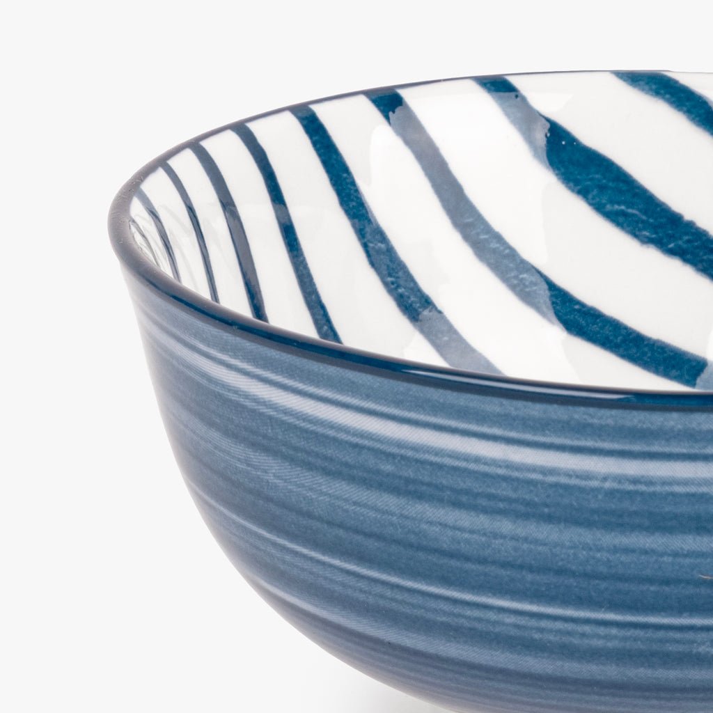 Taça Listas Azul 11,5cm ASIA - Gato Preto