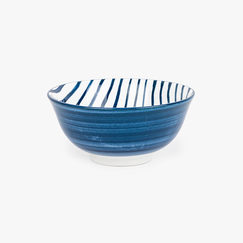 Taça Listas Azul 15,5cm ASIA - Gato Preto