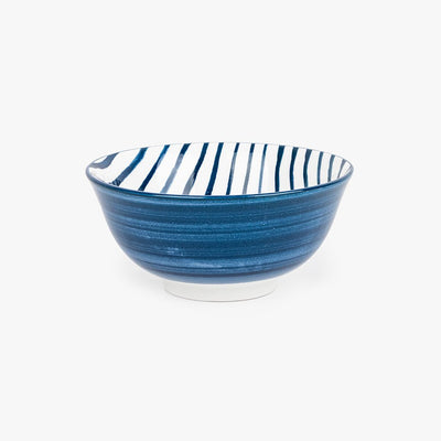 Taça Listas Azul 15,5cm ASIA - Gato Preto