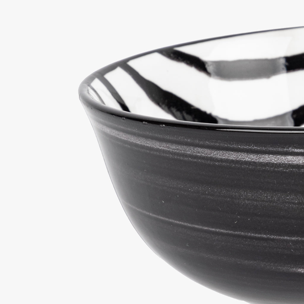 Taça Listas Preto 11,5cm ASIA - Gato Preto
