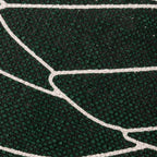 Tapete algodão folhas verde 170x240 GREEN SENSE - Gato Preto
