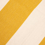 Tapete algodão riscas amarelo/bege 140x200cm BALAT - Gato Preto