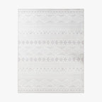 Tapete Étnico Branco 120x180 HAZE - Gato Preto