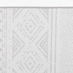 Tapete Étnico Branco 160x230 HAZE - Gato Preto
