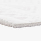 Tapete Étnico Branco 200x290 HAZE - Gato Preto