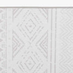 Tapete Étnico Branco 200x290 HAZE - Gato Preto