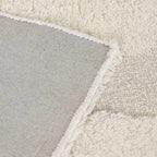 Tapete Lã Branco Padrão 160x230 MALVA - Gato Preto