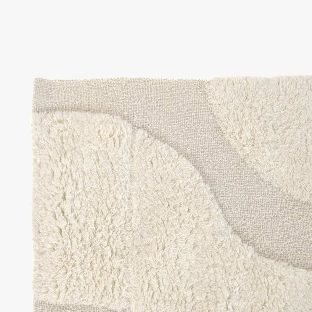 Tapete Lã Branco Padrão 160x230 MALVA - Gato Preto