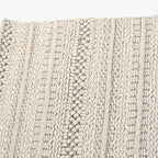 Tapete Listas Branco 200x300 NOMAD - Gato Preto