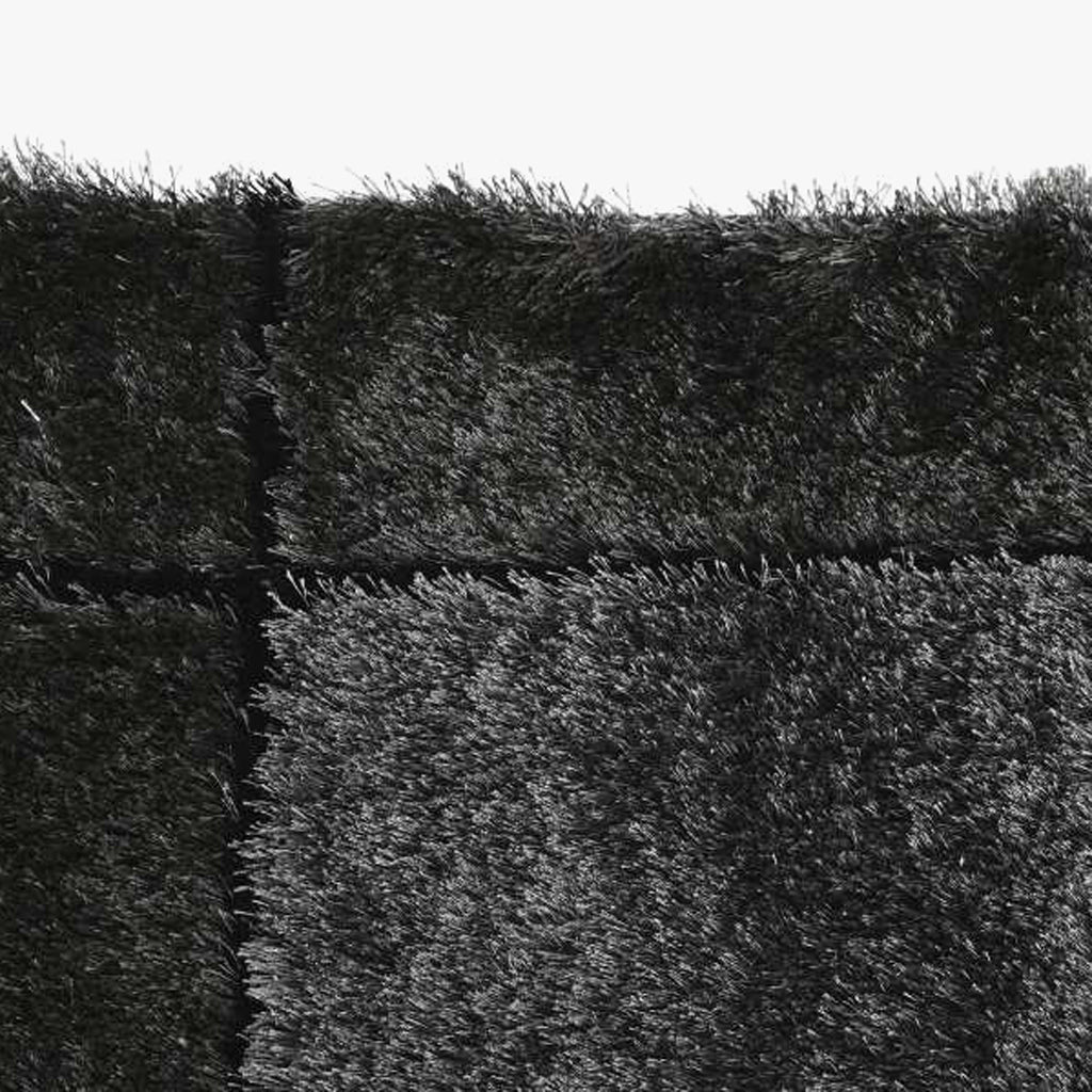 Tapete Quadrados Preto 160x230 MATRIX - Gato Preto