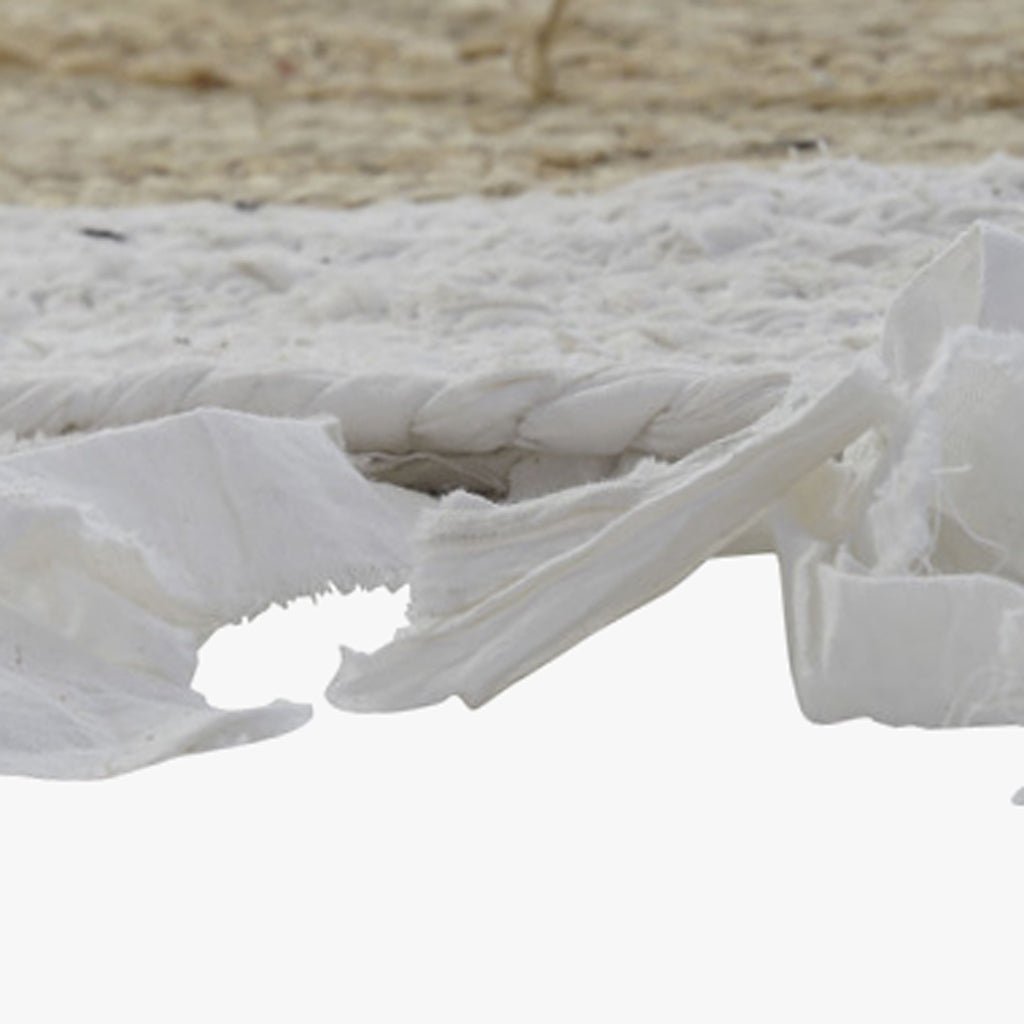 Tapete Redondo em Algodão e Juta com franjas OAXACA - Gato Preto