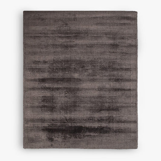 Tapete Tufado Viscose Cinza Escuro 140x200 MIRA - Gato Preto