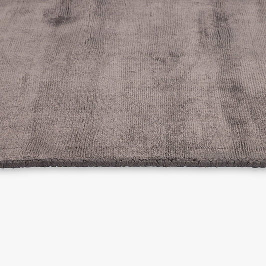 Tapete Tufado Viscose Cinza Escuro 140x200 MIRA - Gato Preto