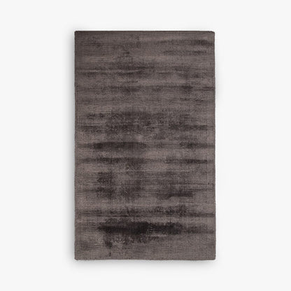 Tapete Tufado Viscose Cinza Escuro 70x110 MIRA - Gato Preto