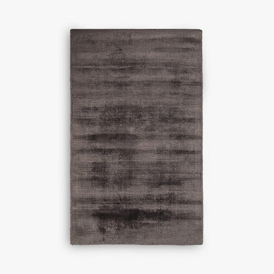 Tapete Tufado Viscose Cinza Escuro 70x110 MIRA - Gato Preto