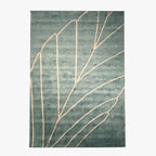 Tapete Viscose Folha Verde 170x240 GREEN SENSE - Gato Preto