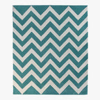 Tapete ZigZag Verde 160x230 VIBE - Gato Preto
