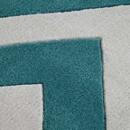 Tapete ZigZag Verde 160x230 VIBE - Gato Preto