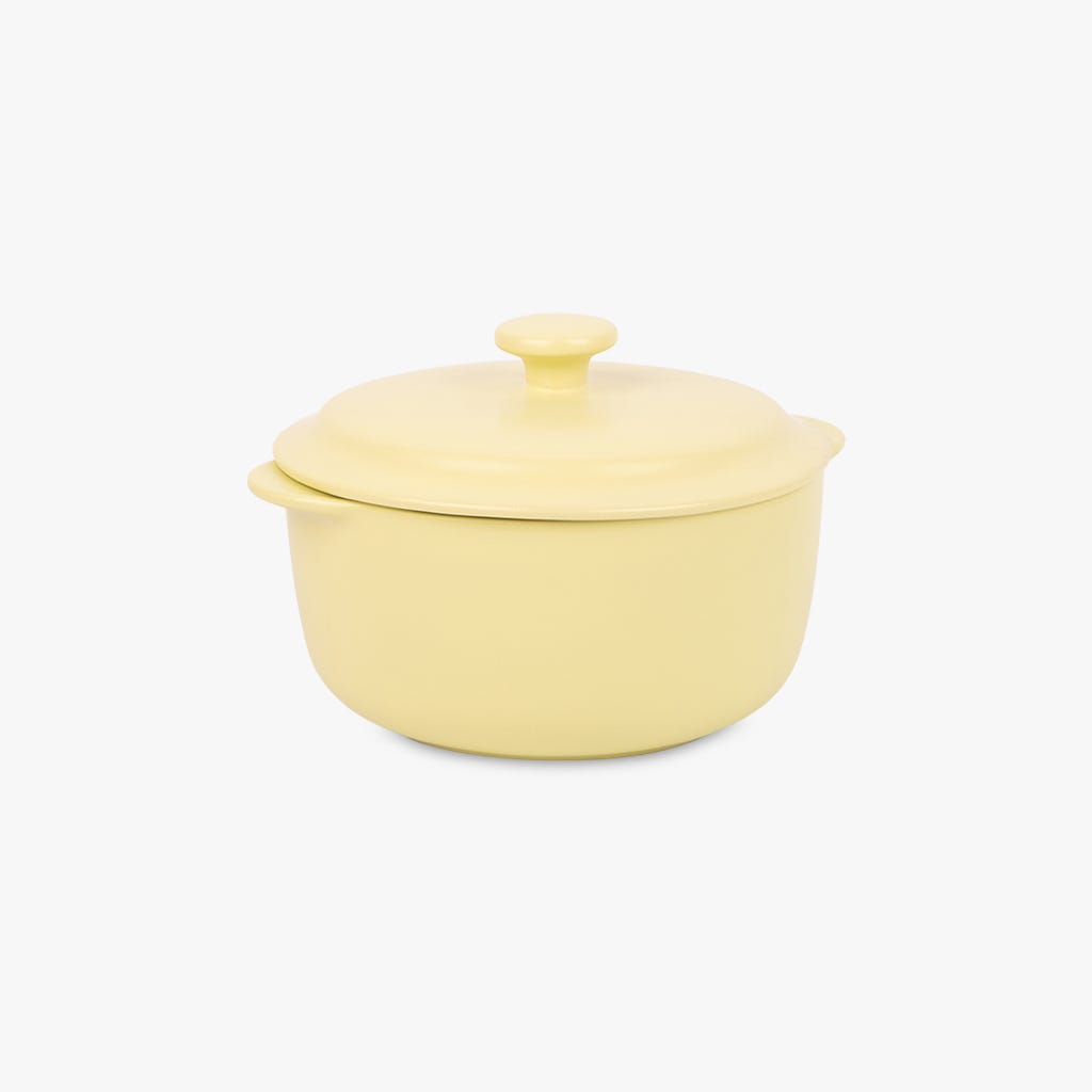 Terrina Grande Amarela SUMMER PASTELS - Gato Preto