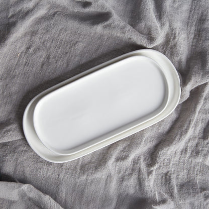 Prato Oval 33 cm BRIGHT WHITE