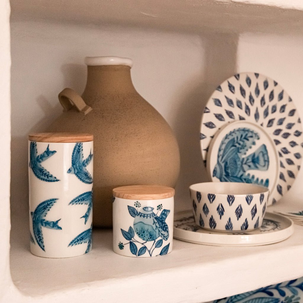 Tigela BLUE BIRD - Gato Preto