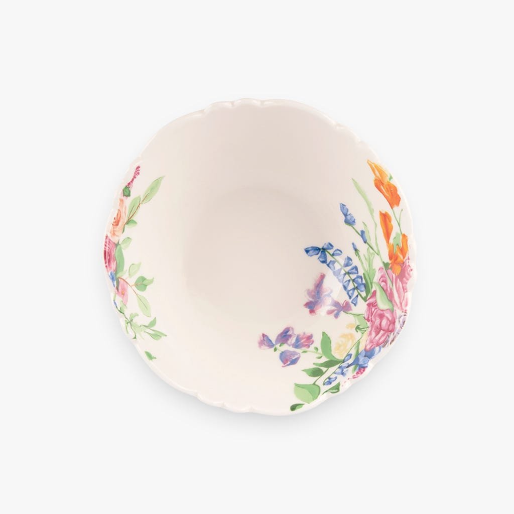 Tigela floral Marie Gato Preto