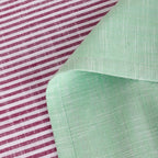 Toalha de Algodão Riscas Violeta e Verde 160x250 KERALA - Gato Preto